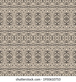Mixed grey colors modern tribal seamless geometric vector pattern design
