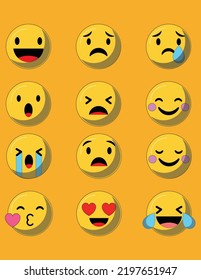 mixed icons set for texts and communication