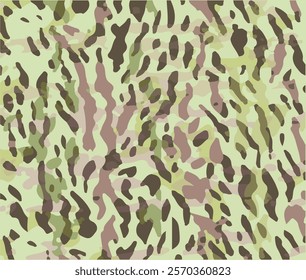 mixed leopard animal skin pattern vector work