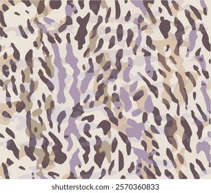 mixed leopard animal skin pattern vector work