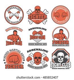 Mixed martial art club badges