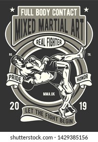 Mixed Martial Art Poster Template Design