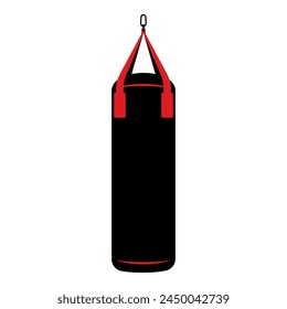 Mixed martial arts equipment: punching bag icon