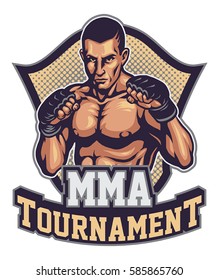 Mixed Martial Arts men logo