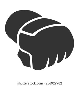 Mixed Martial Arts - MMA - Gloves Flat Vector Icon For Sports Apps And Websites