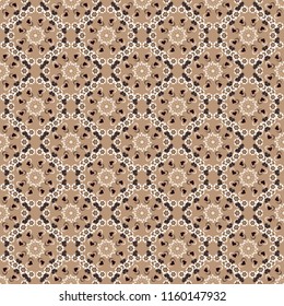 Mixed media artwork for textiles, fabrics, souvenirs, packaging and greeting cards. Imprints floral seamless pattern. Abstract vector digital stylized white, blue and beige picture.