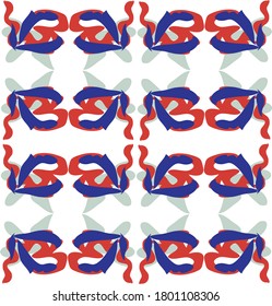 Mixed pattern original design and digital drawing. It can be used in web, wallpaper, ceramic and fabric designs.