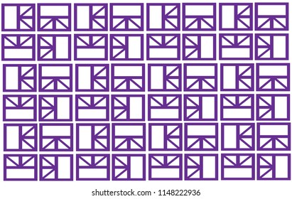 Mixed Pattern Shape and square