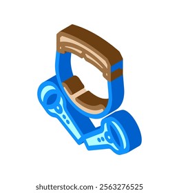 mixed reality headset augmented reality isometric icon vector. mixed reality headset augmented reality sign. isolated symbol illustration