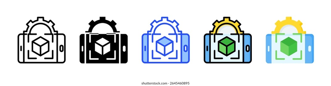 Mixed Reality Icon Collection With Multiple Styles