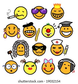 mixed smileys