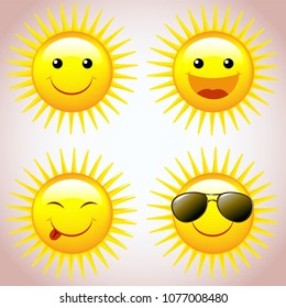 mixed sun with emotion