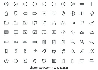 Mixed User Interface Icons