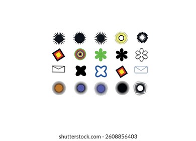 Mixed vector Design along with Flower 