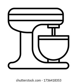 mixer blender icon electronic cooking tool vector