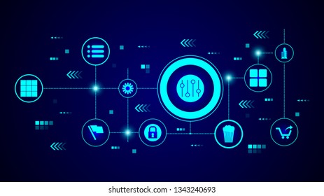 mixer buttons in a circle icon. From Web set