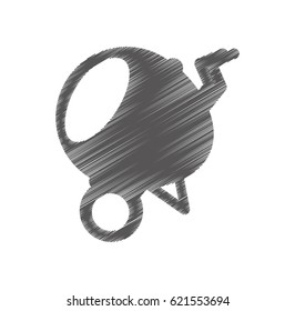 mixer concrete machine icon