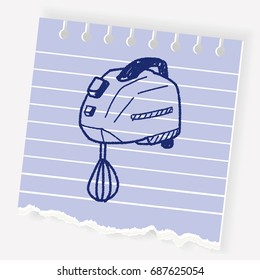 mixer doodle