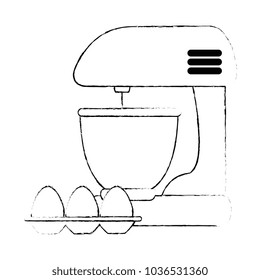 mixer electric with eggs