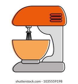 mixer electric isolated icon