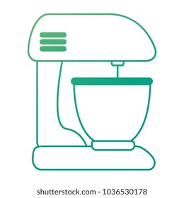 mixer electric isolated icon