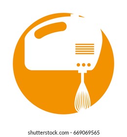mixer electric isolated icon