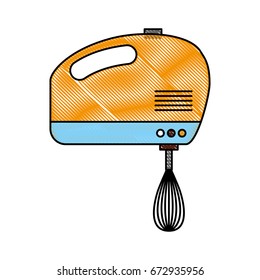 mixer electric isolated icon