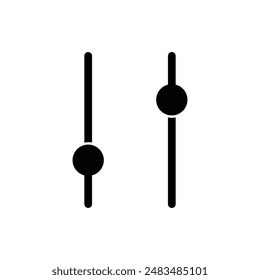 Mixer-Flachsymbol-Vektorgrafik.