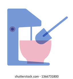 Mixer flat illustration