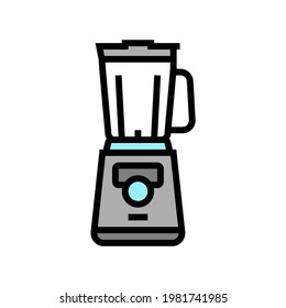 mixer gadget for prepare delicious coffee color icon vector. mixer gadget for prepare delicious coffee sign. isolated symbol illustration