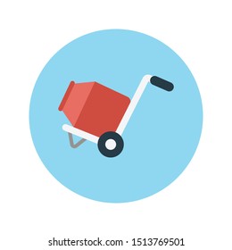 mixer glyph flat vector icon