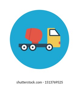 mixer glyph flat vector icon
