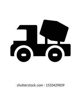 mixer glyph flat vector icon