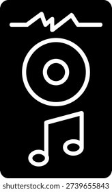 Mixer Glyph Vector Icon Design