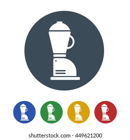 Mixer grinder Icon Isolated on White Background.vector illustration icon