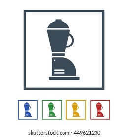 Mixer grinder Icon Isolated on White Background.vector illustration icon
