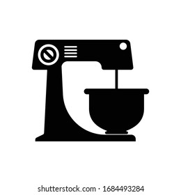 mixer icon black vector illustration,black electric mixer icon