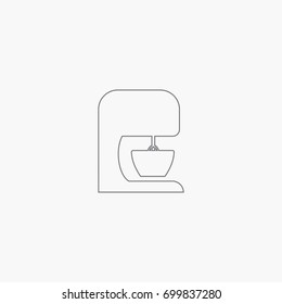 Mixer icon. for cooking