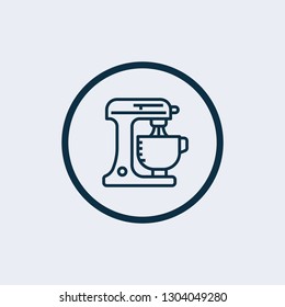 Mixer icon. Mixer design concept from collection. Simple element vector illustration on transparent background. - Vector