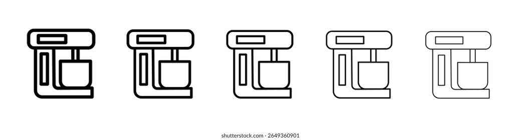 Mixer icon Flat design on isolated background