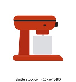 mixer icon in flat style isolated vector illustration on white transparent background