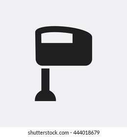 Mixer icon illustration isolated vector sign symbol