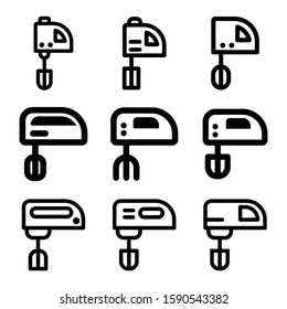 mixer icon isolated sign symbol vector illustration - Collection of high quality black style vector icons
