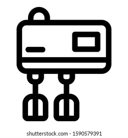 mixer icon isolated sign symbol vector illustration - high quality black style vector icons
