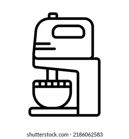 Mixer icon. kitchen mixer sign. vector illustration