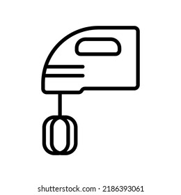 Mixer icon. kitchen mixer sign. vector illustration