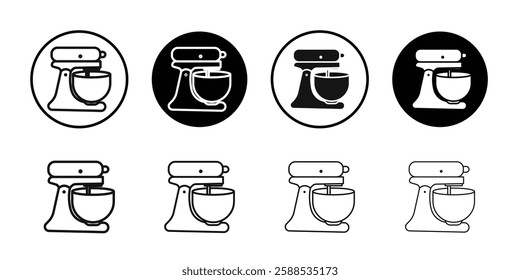 Mixer icon line art vector