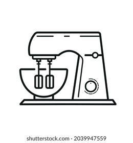 Mixer icon for making cakes