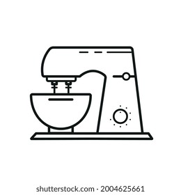Mixer icon for mixing cake and other food