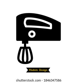 mixer icon with modern design. vector illustration